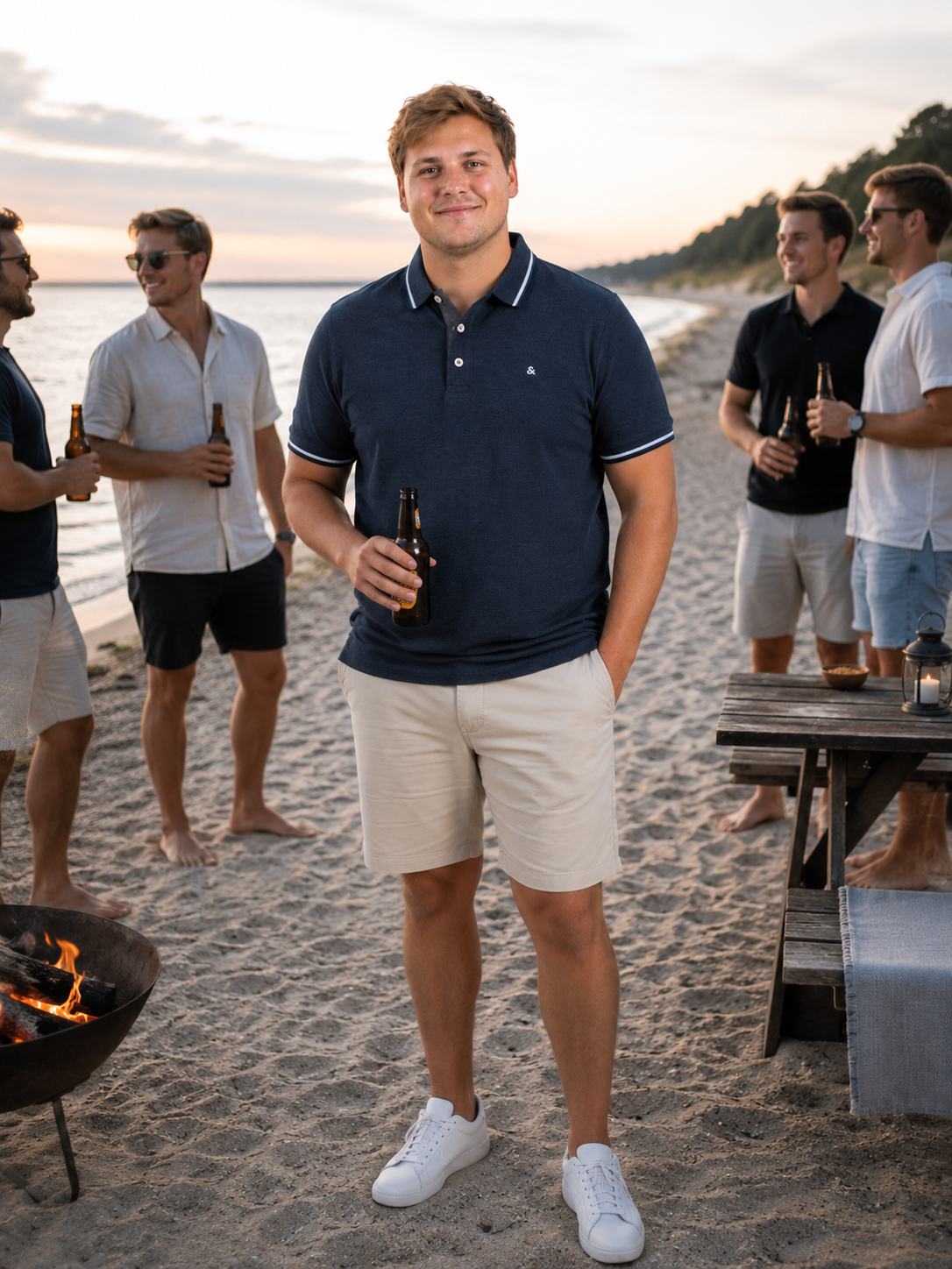 Jack & Jones Paulos Polo – Turbulence (3XL - 8XL)