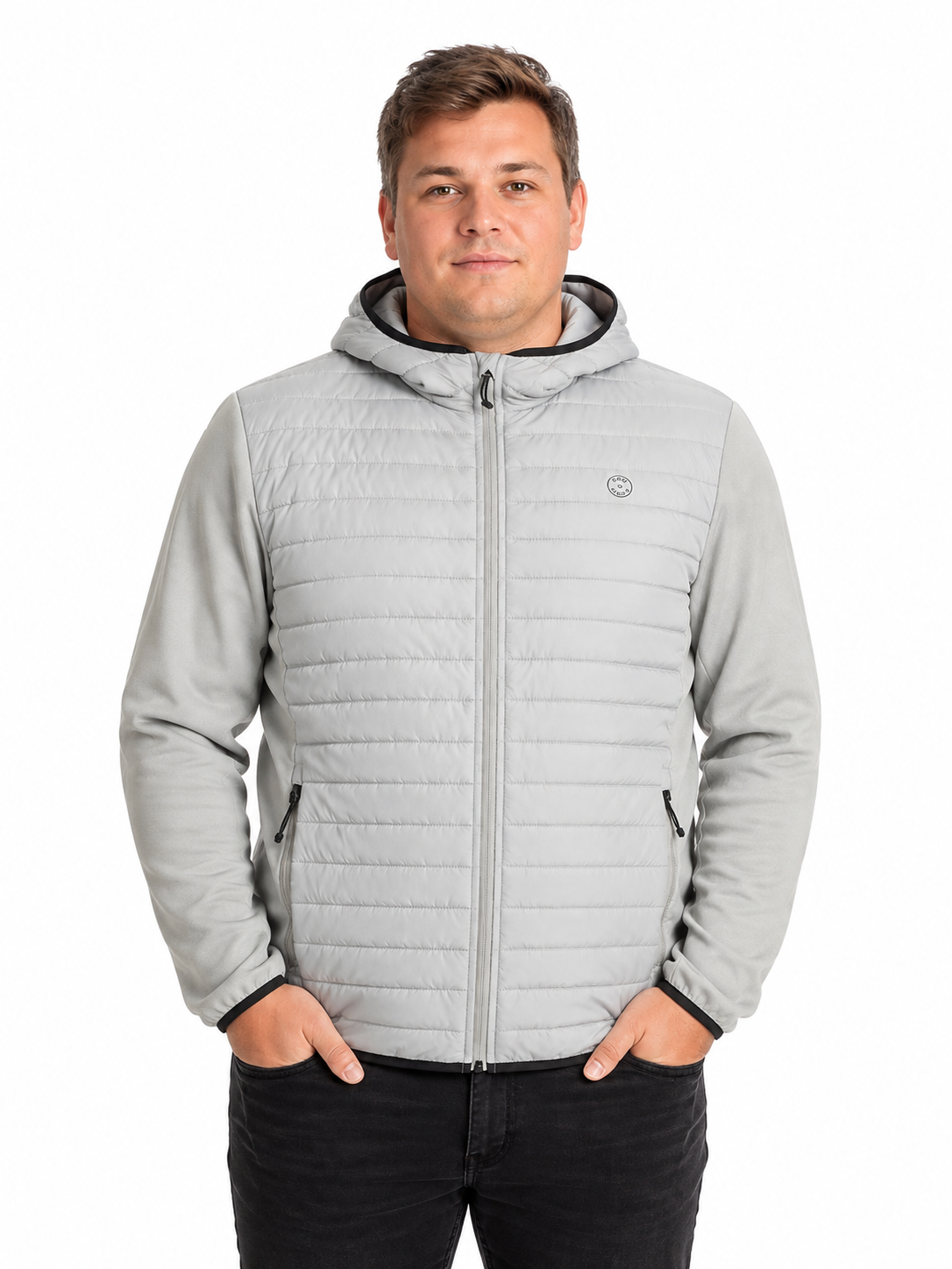 Jack & Jones - Multi Quilted Jakke - Wrought Iron
