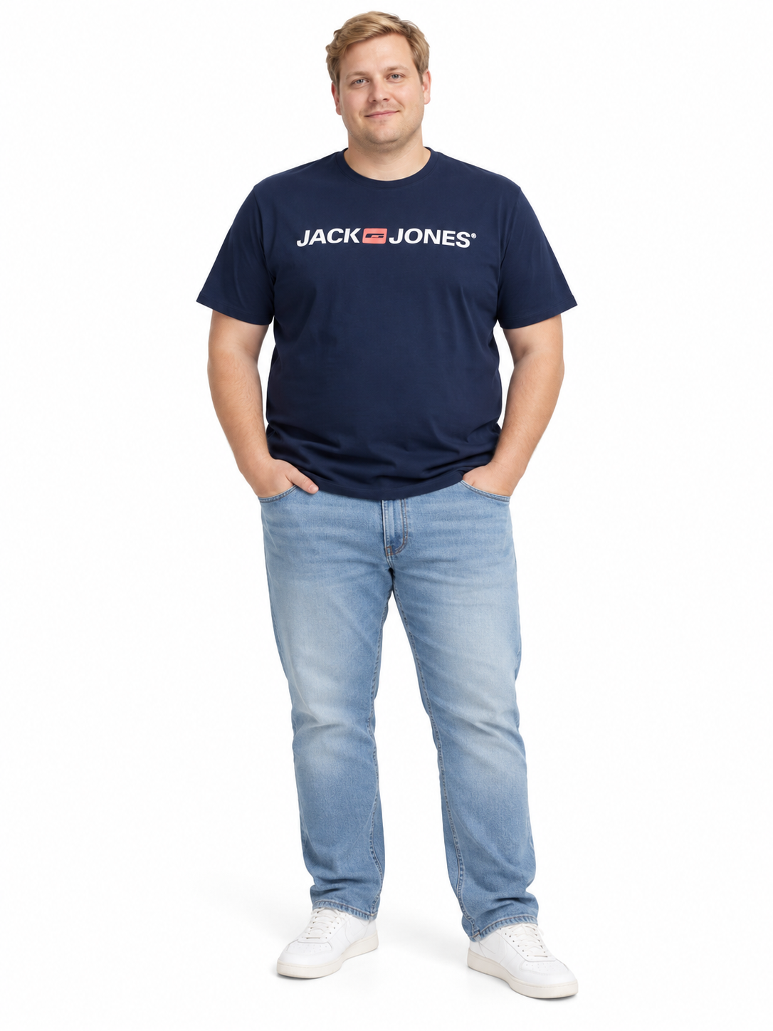 Jack & Jones - Old Logo T-Shirt - Navy