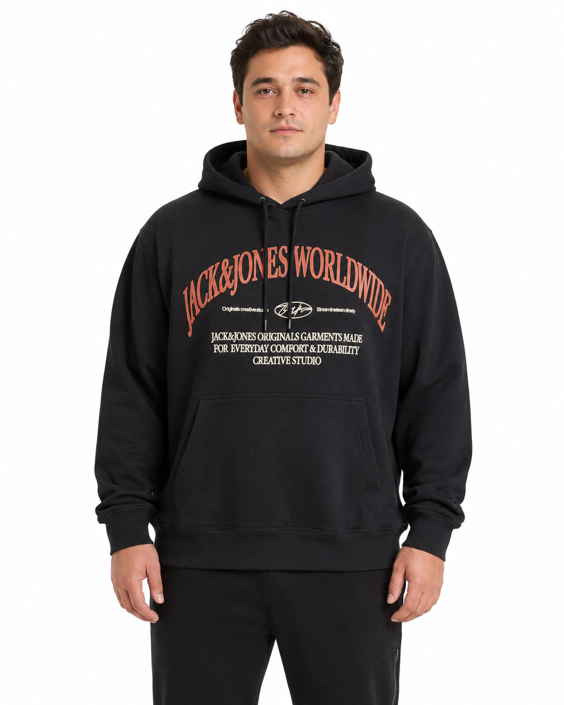 Jack & Jones - Frederiksberg Margate Hættetrøje - Sort