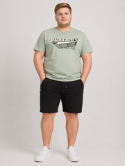 Jack & Jones - Gordon Fusion Jogg Shorts - Sort