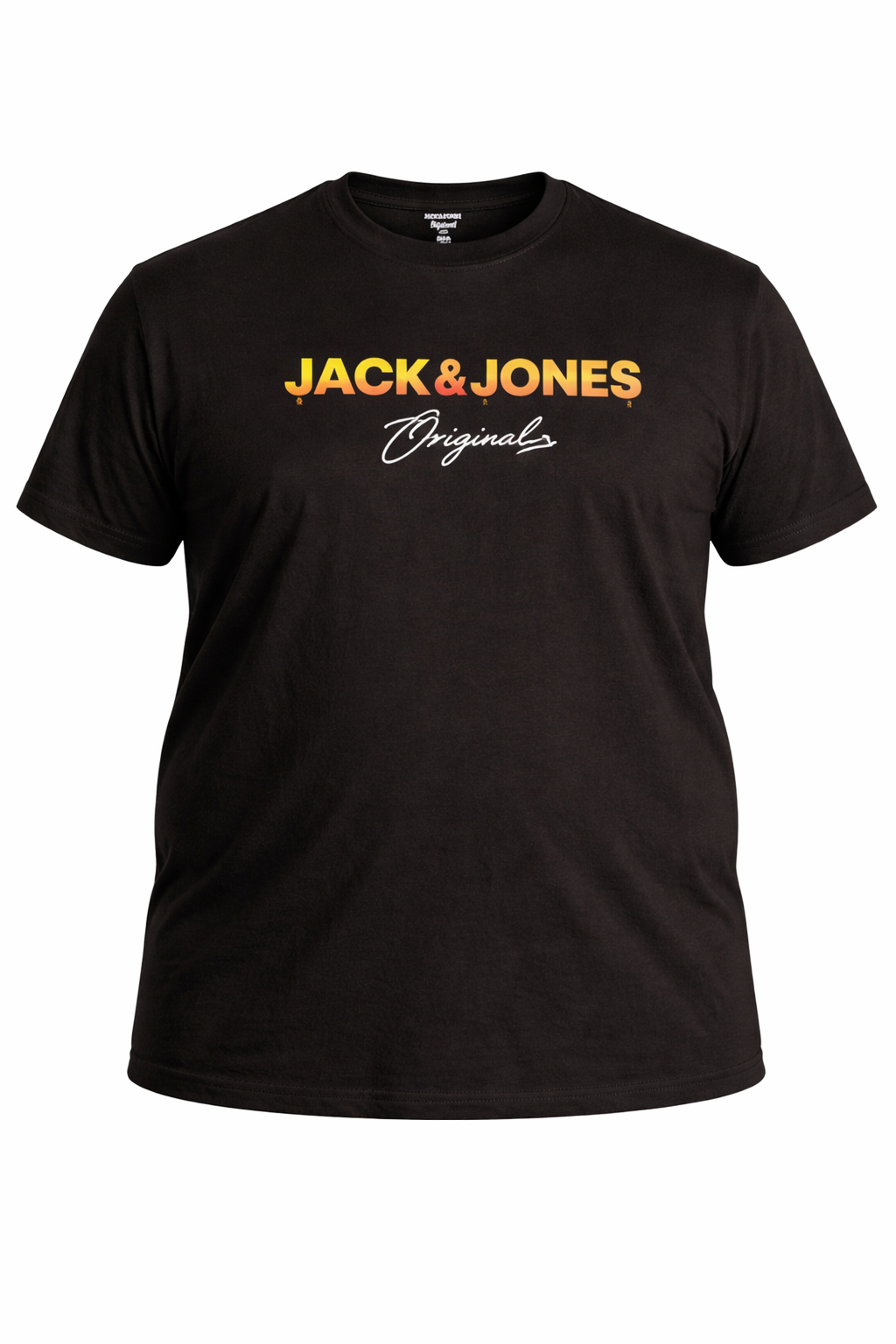 Jack & Jones – Ganggu T-Shirt – Sort (3XL–8XL)