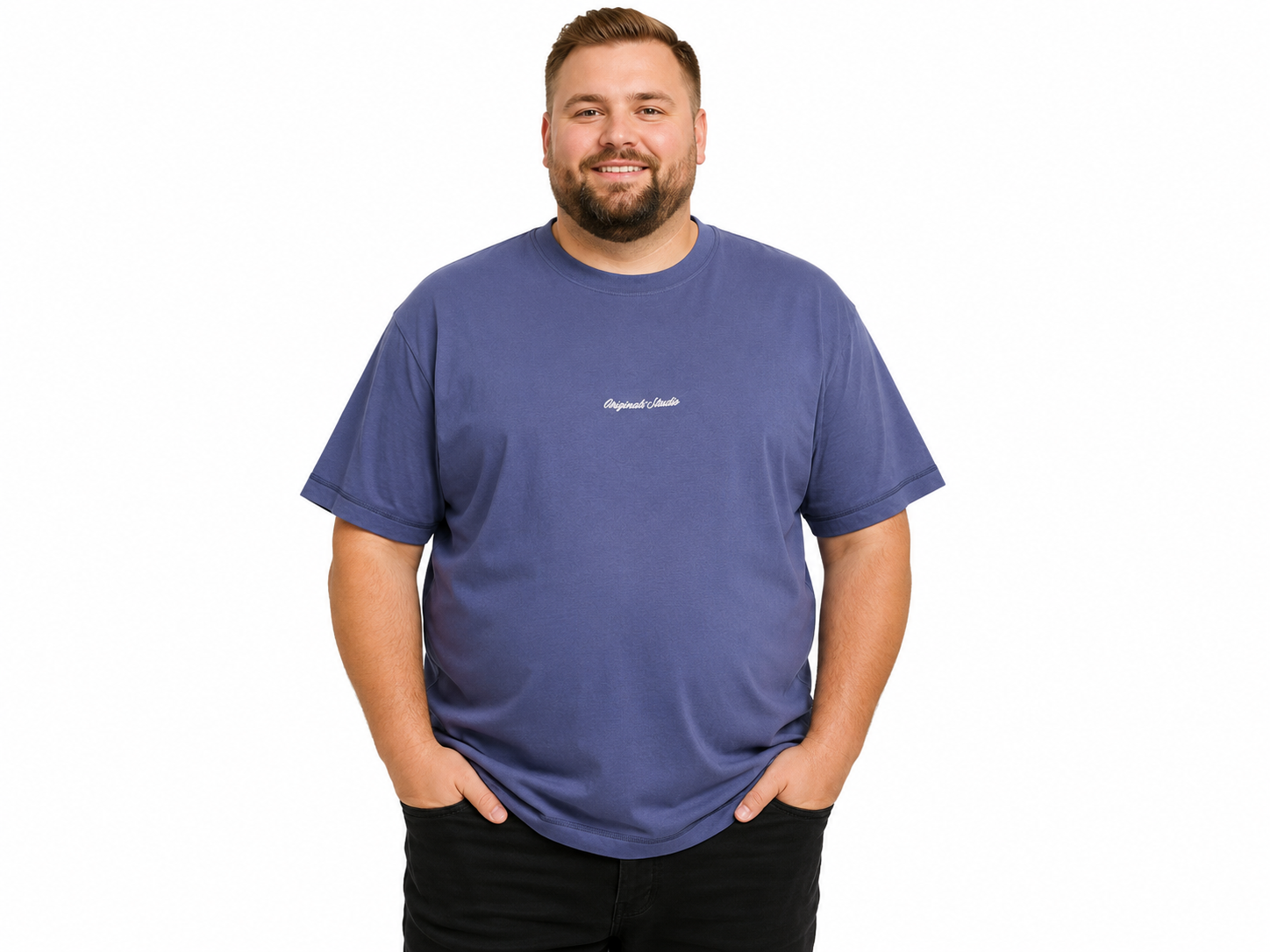Jack & Jones - Nørrebro T-Shirts - Crown Blue (Blå) (3XL-8XL)