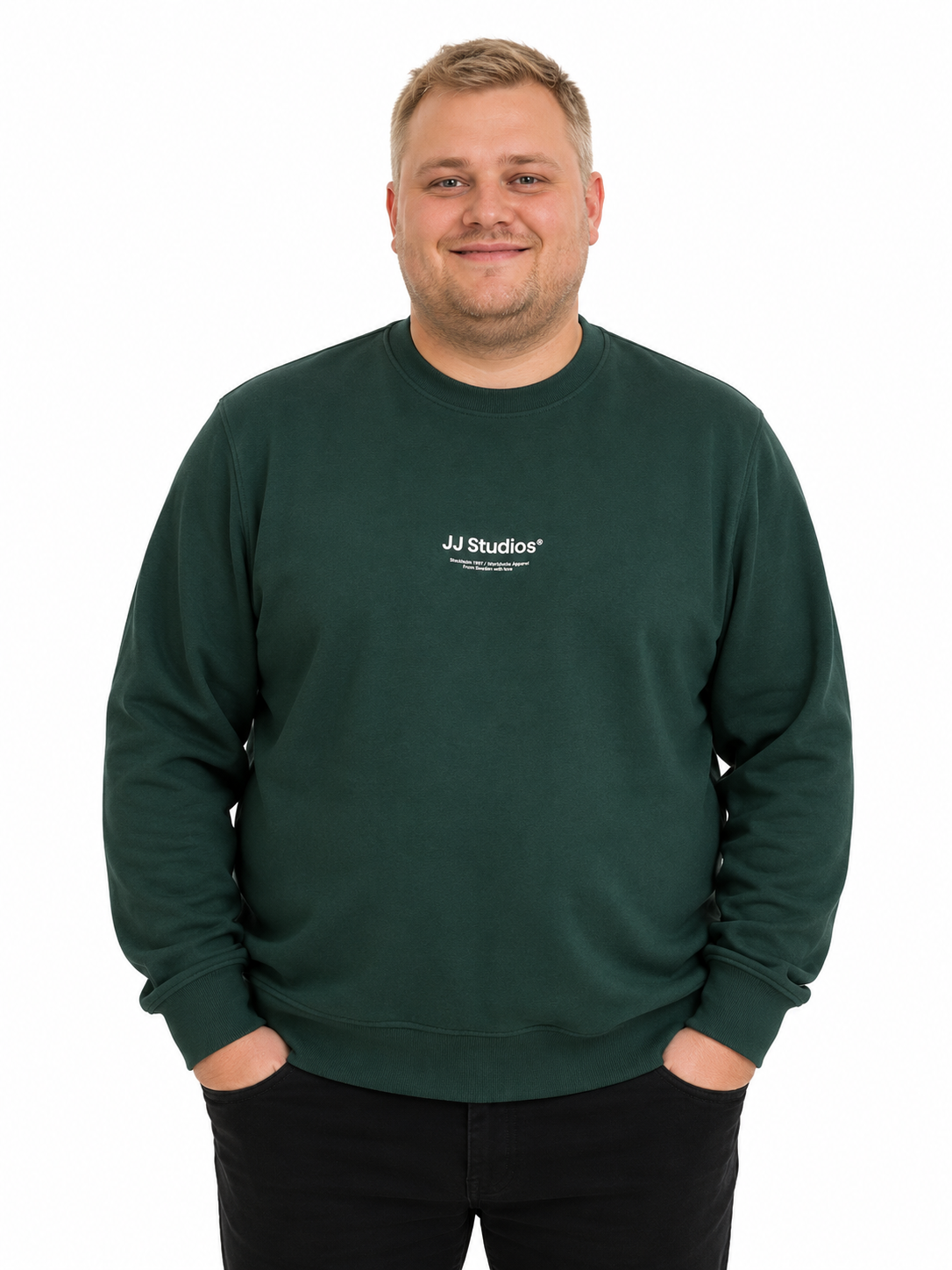 Jack & Jones JJ Studios Sweatshirt – Scarab (3XL - 8XL)