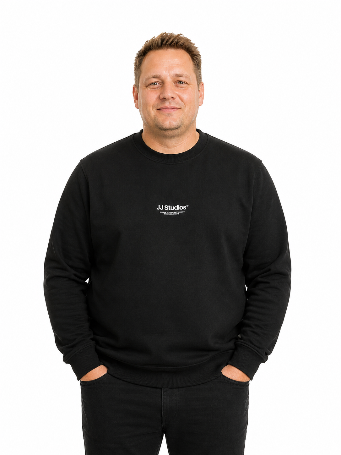 Jack & Jones - Soho Sweatshirt – Sort (3XL - 8XL)