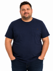 Jack & Jones Dover T-Shirt – Navy Blazer (3XL-8XL)