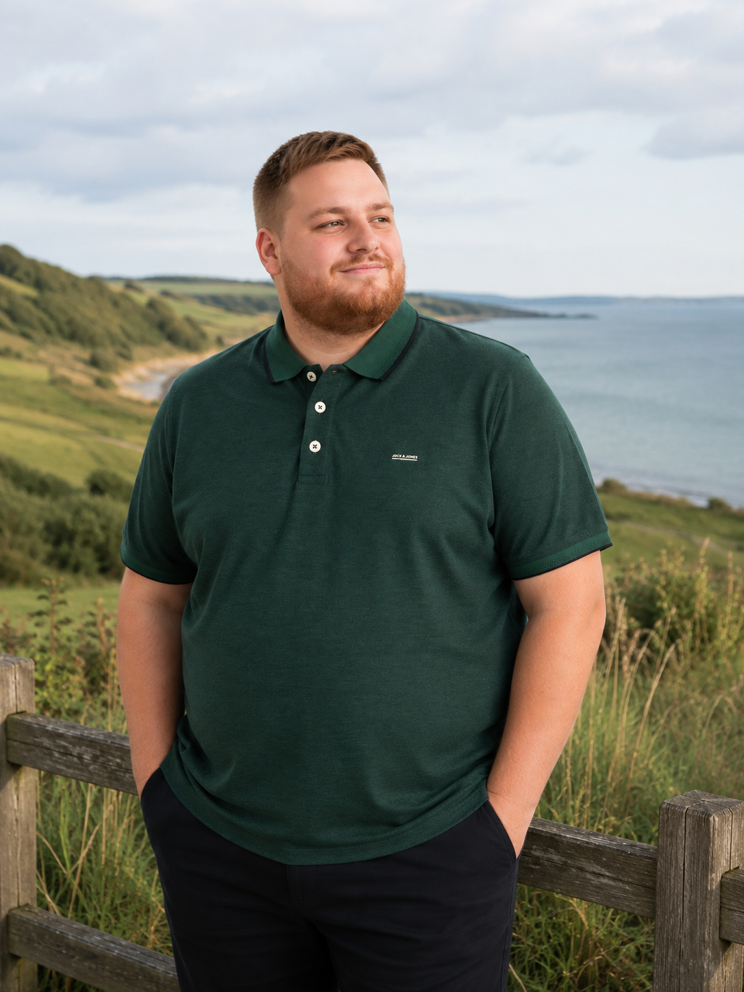 Jack & Jones - Alves Polo - Pineneedle (Grøn) (2XL-8XL)