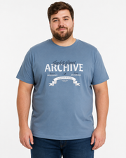 Jack & Jones - Dover Denim T-Shirt – Blue Mirage (3XL-8XL)