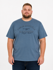 Jack & Jones - Denver Graphic T-Shirt – Blue Mirage (3XL-8XL)