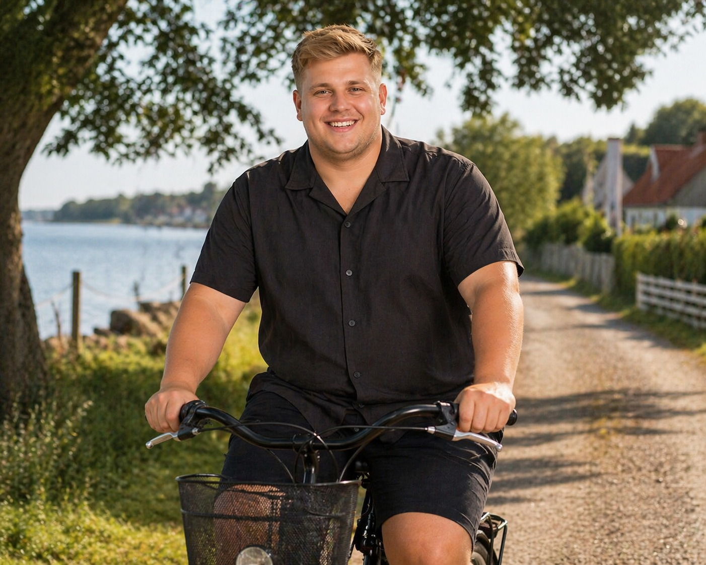 Jack & Jones Global Waffle Resort Skjorte – Sort – 3XL til 8XL