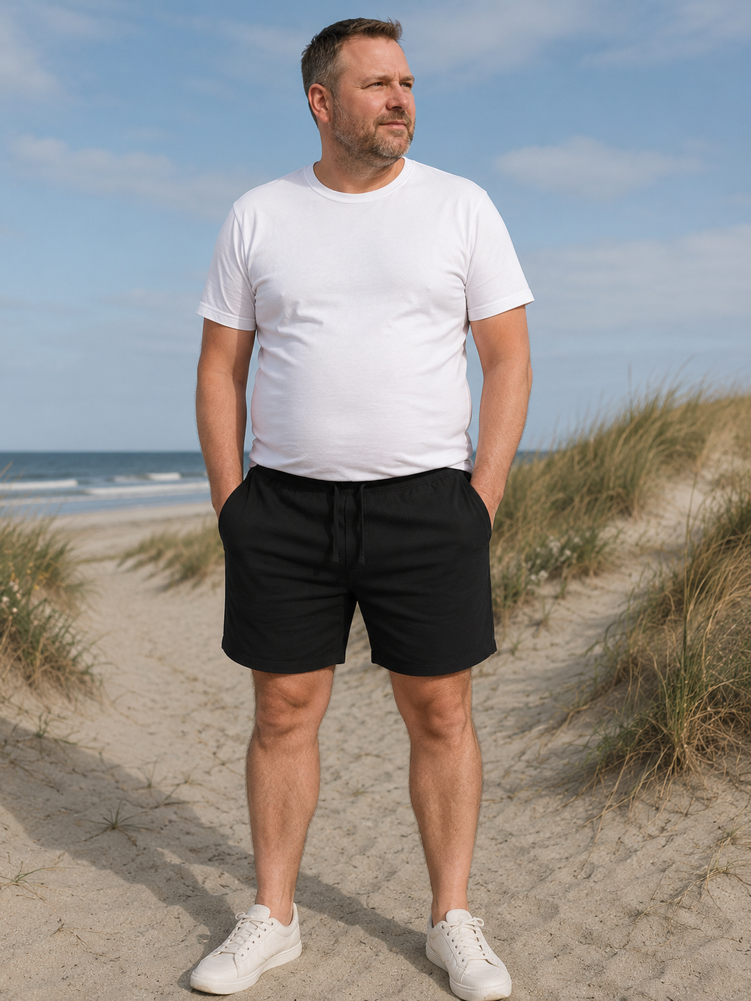 Jack & Jones - Jaiden Waffle Shorts – Sort (40-54)