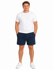 Jack & Jones - Jaiden Waffle Shorts – Navy (40-54)