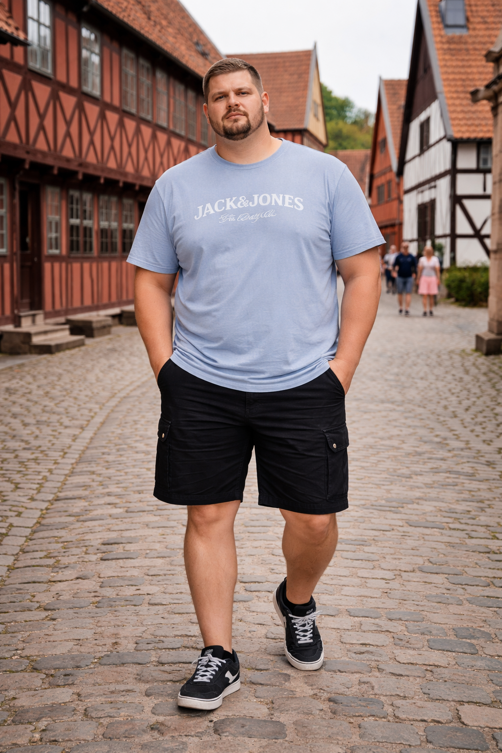 Jack & Jones – Branding T-Shirt – Tradewinds (3XL–8XL)