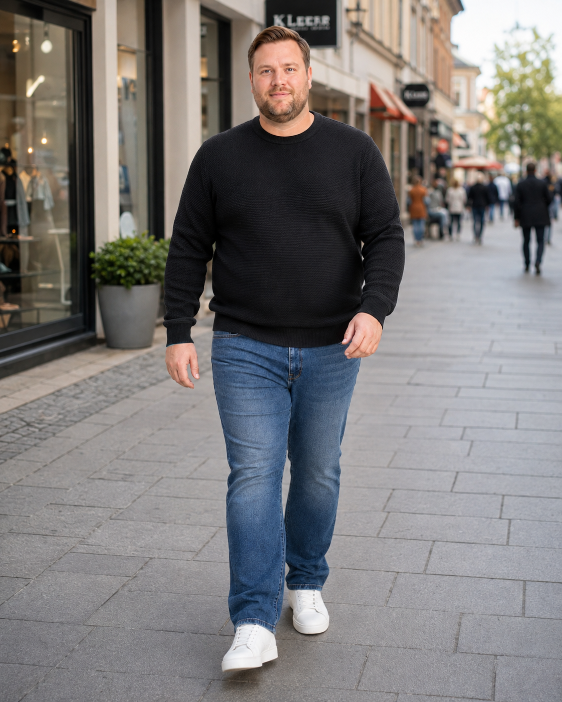 Jack & Jones - Ryder Strik - Sort (4XL-8XL)