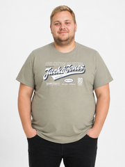 Jack & Jones Logo T-Shirt – Vetiver (3XL-8XL)