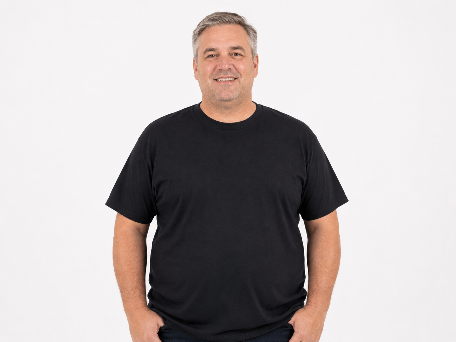 Jack & Jones Barron T-Shirt – Sort (3XL-6XL)