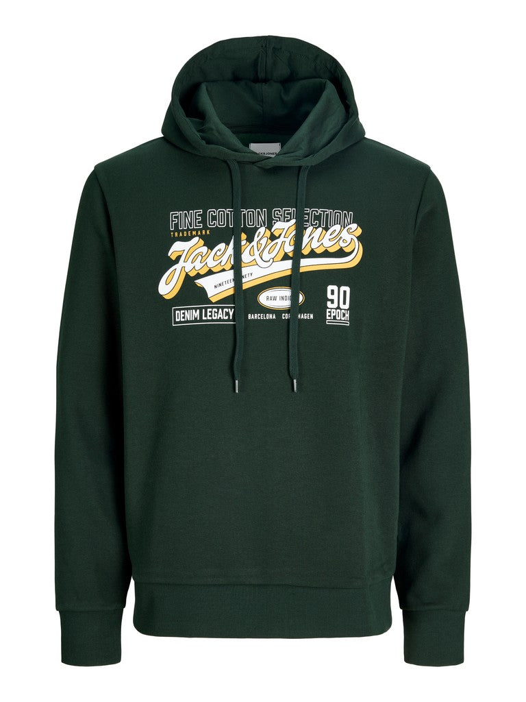 Jack & Jones - Logo Sweat 2 Hættetrøje AW26 - Scarab (3XL - 8XL)