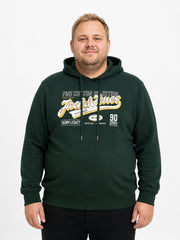 Jack & Jones - Logo Sweat 2 Hættetrøje AW26 - Scarab (3XL - 8XL)