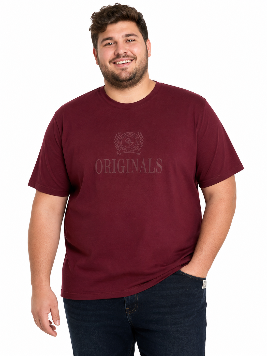 Jack & Jones - Frederiksberg Monogram T-Shirts - Chocolate Truffle (3XL-8XL)