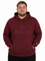 Jack & Jones - Frederiksberg Monogram Hættetrøje - Chocolate Truffle (3XL-8XL)