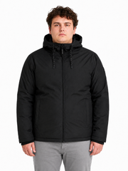 Jack & Jones - Fusion Lock Jakke - Sort (3XL-8XL)