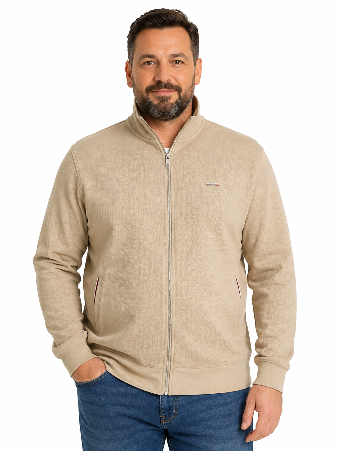 Jack & Jones - Alves Structure - Plaza Taupe (3XL-8XL)