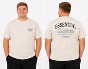 Jack & Jones Relaxed Studio T-Shirt – Moonbeam (3XL-8XL)