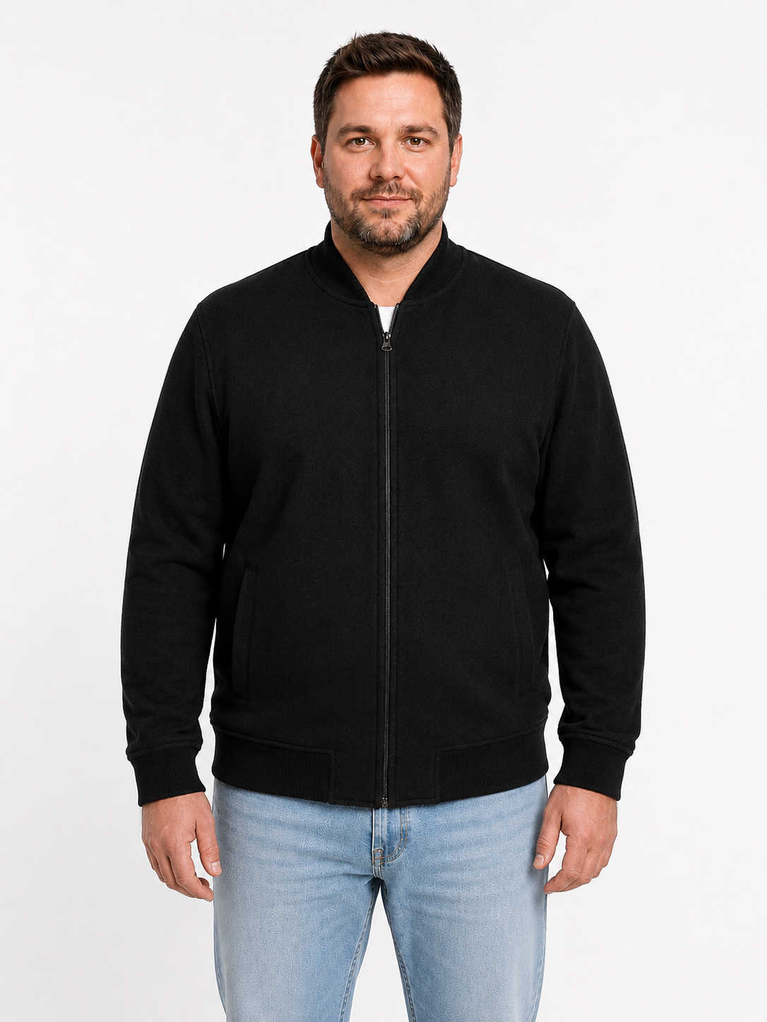 Jack & Jones - James Bomber Jakke - Sort (3XL-8XL)