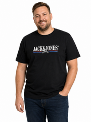 Jack & Jones - Frederiksberg Graphic Box T-Shirts - Sort (3XL-8XL)