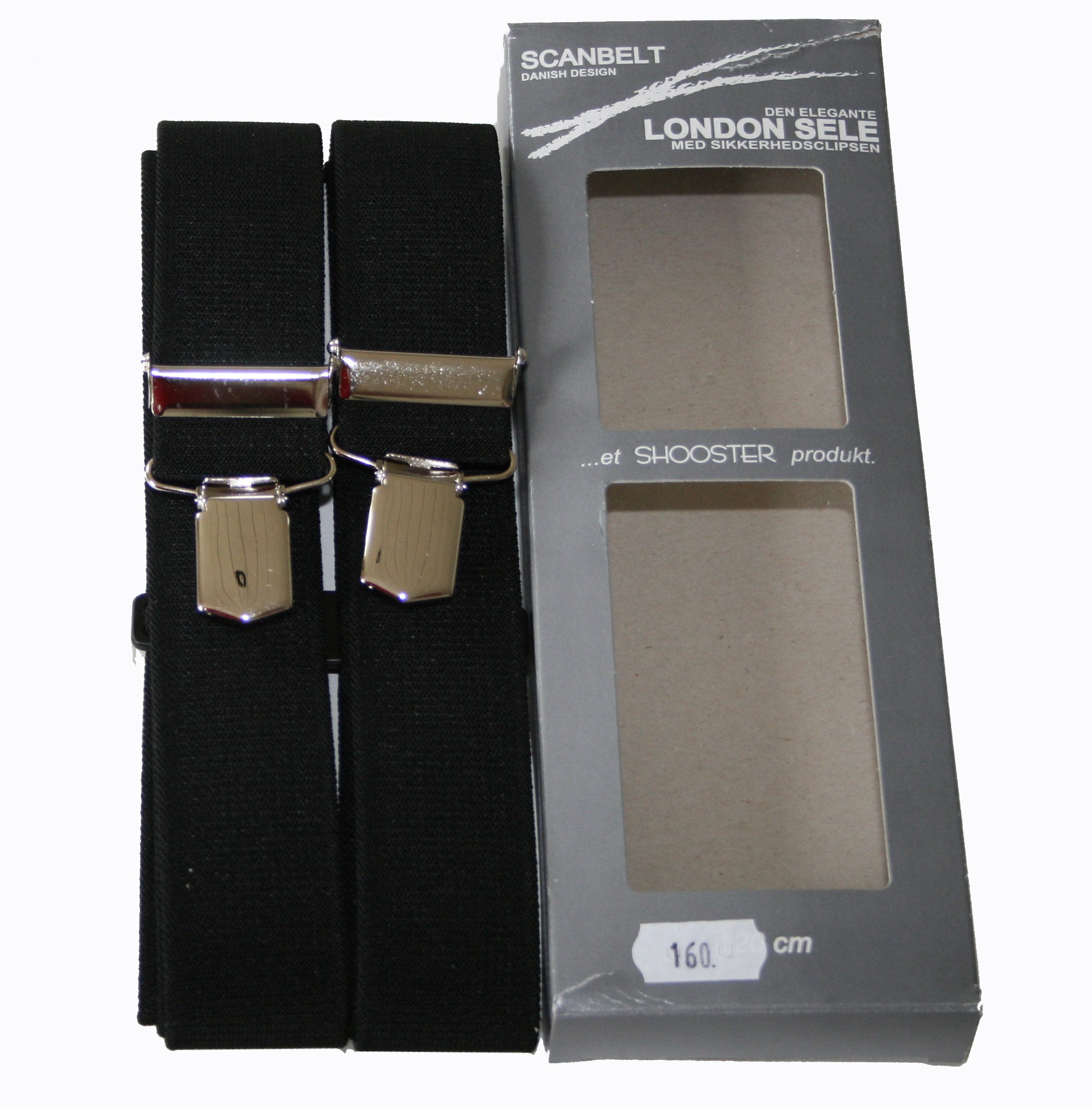 Scanbelt - London Seler Ensfarvede - Sort