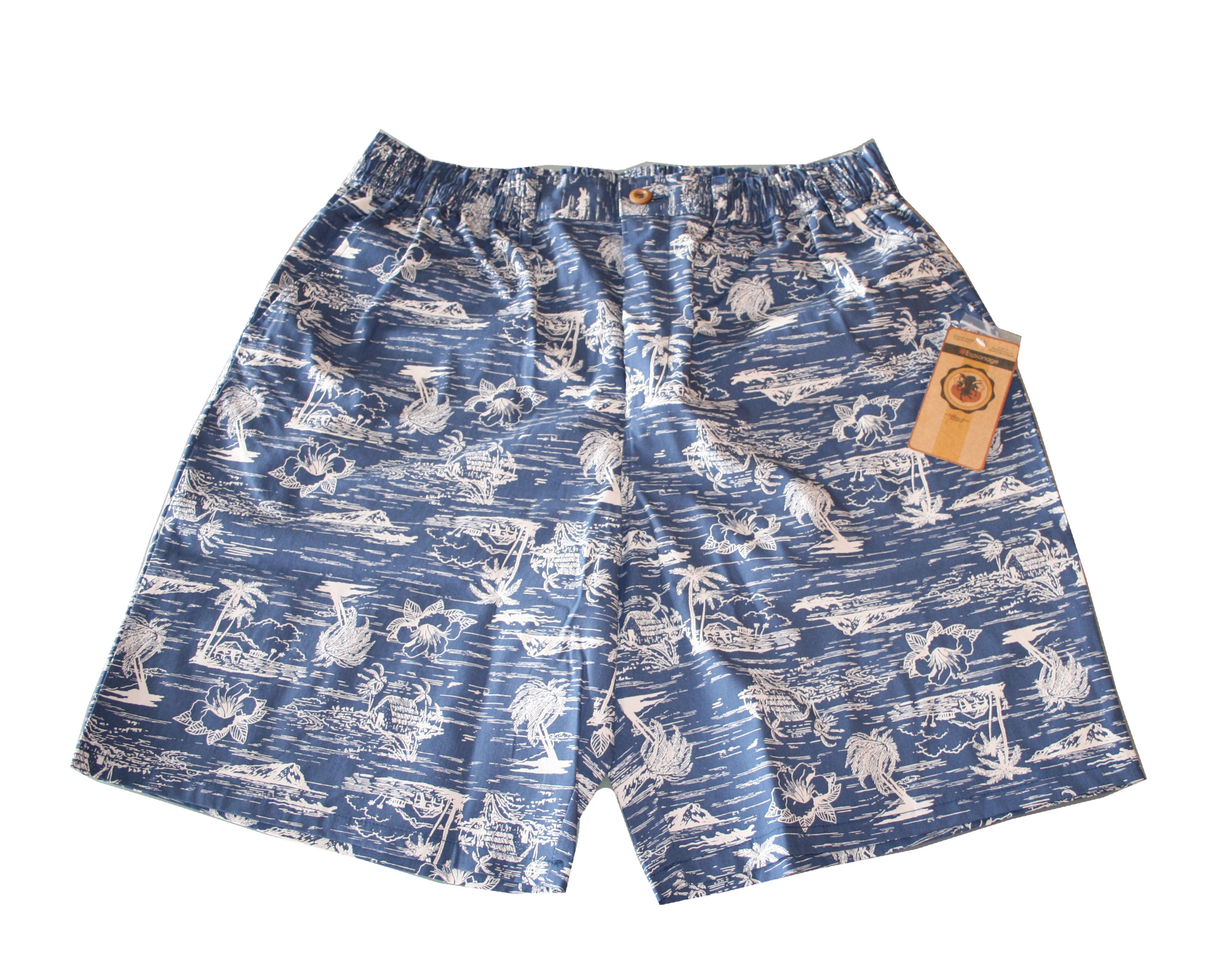Espionage - Printed Canvas Shorts