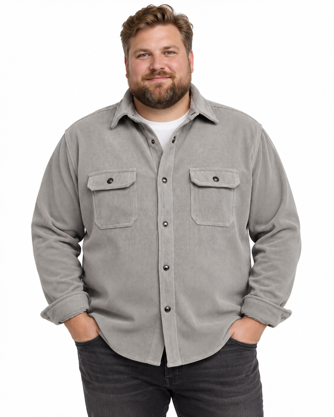 Athletes Colletive – Siena Overshirt – Stone – 2XL til 8XL