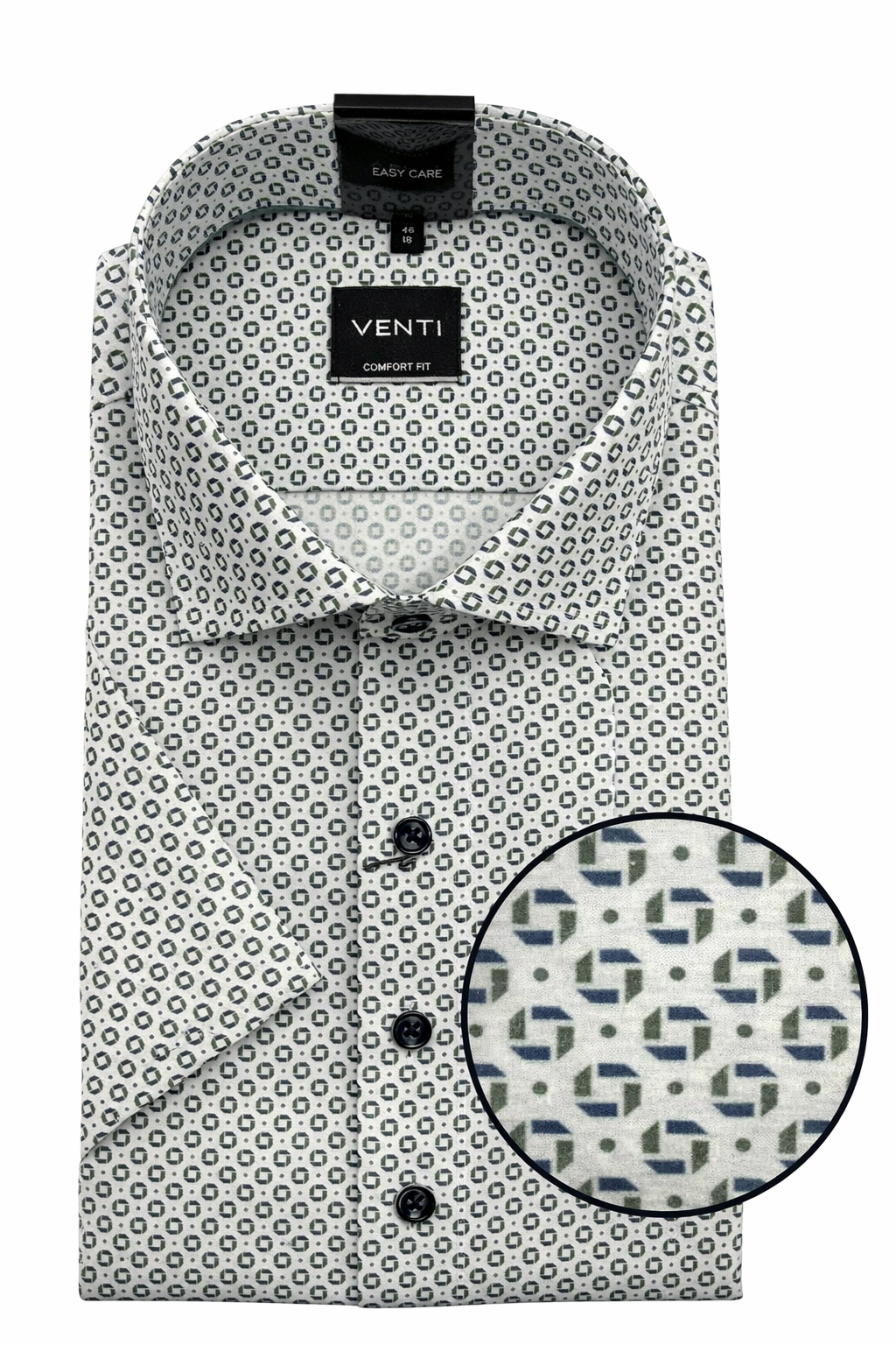 Venti By Casa Moda - Digi Print Grøn/Blå