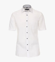 Casa Moda - Kent Comfort Fit Hvid m. Korte Ærmer