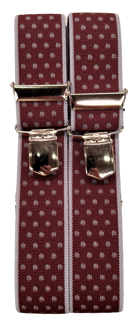 Scanbelt - Bordeaux/Grå