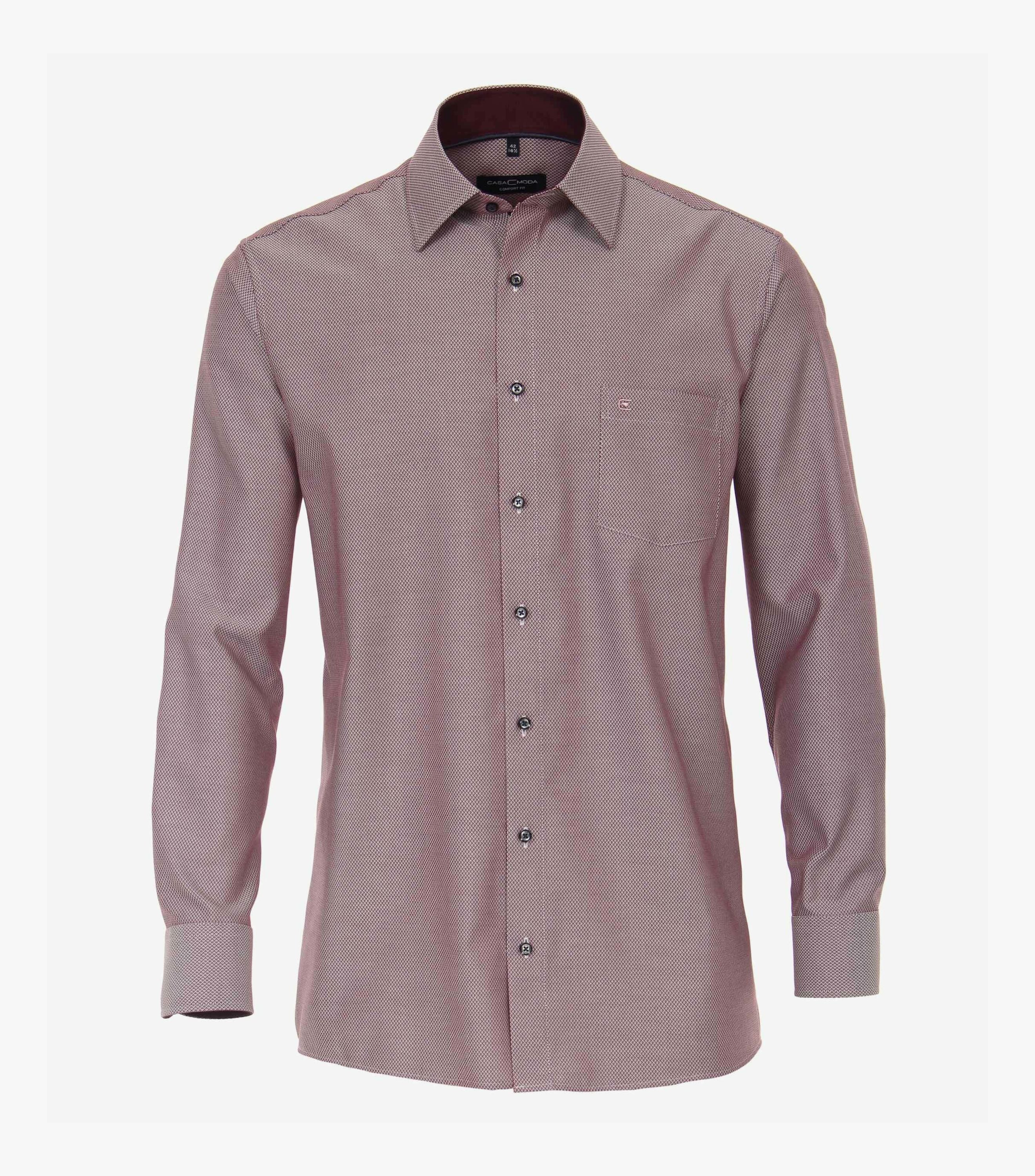 Casa Moda - Comfort Fit - Ruder - LS Mørk Rød