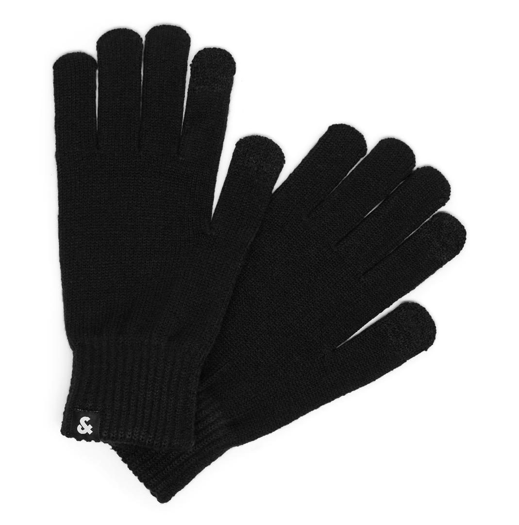 Jack & Jones - Barry Strik Handsker - Sort