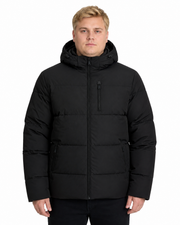 Jack & Jones - Becks Puffer Jakke - Sort (3XL-8XL)