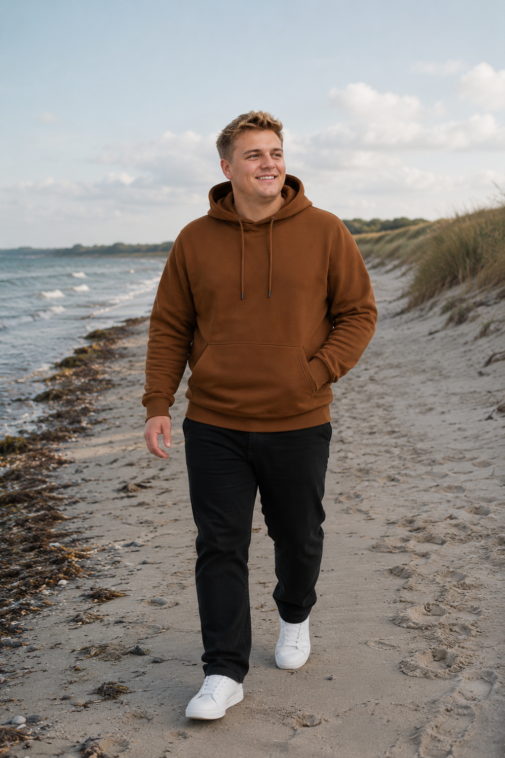 Jack & Jones Bradley Hoodie – Monks Robe (3XL-8XL)