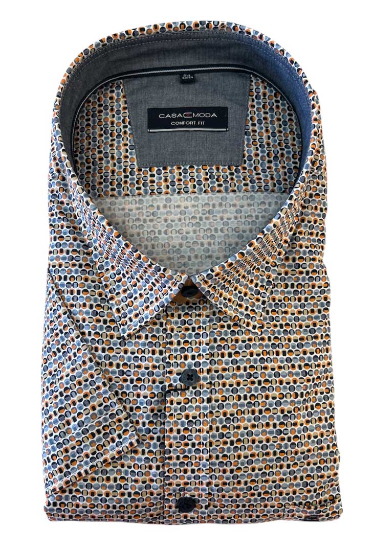 Casa Moda - Kent Comfort Odin Skjorte m. Korte Ærmer