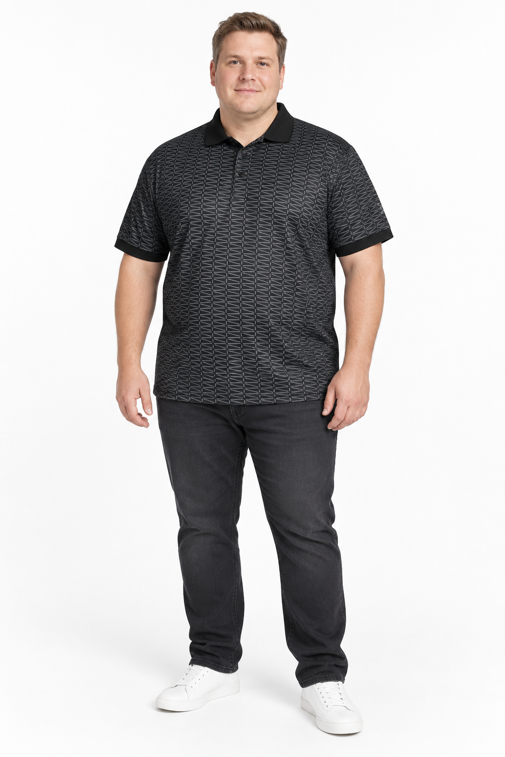 Kam - Active Performance Polo - Sort - 2XL– 8XL