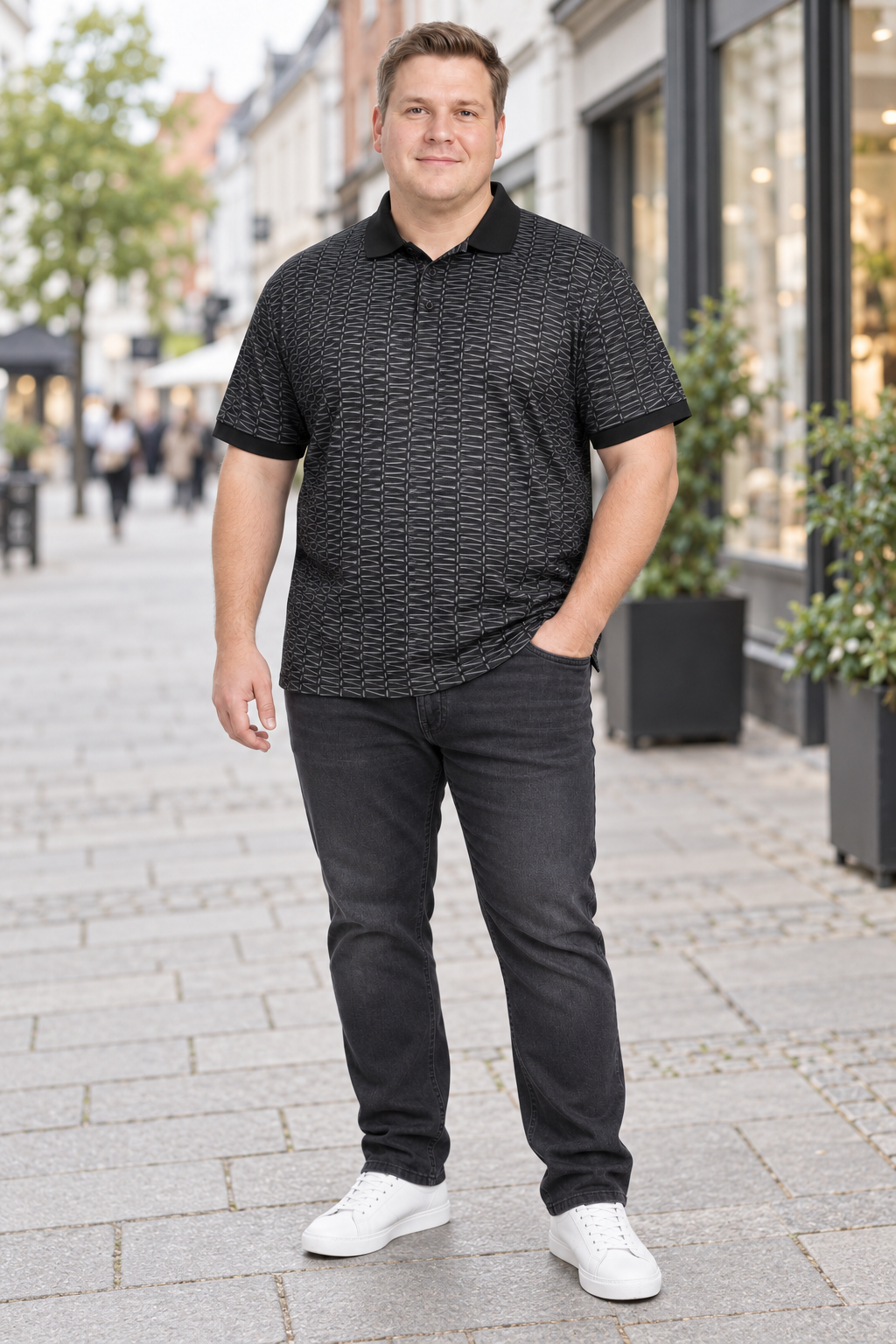 Kam - Active Performance Polo - Sort - 2XL– 8XL