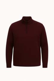 Espionage - Half Zip Jumper - Burgundy