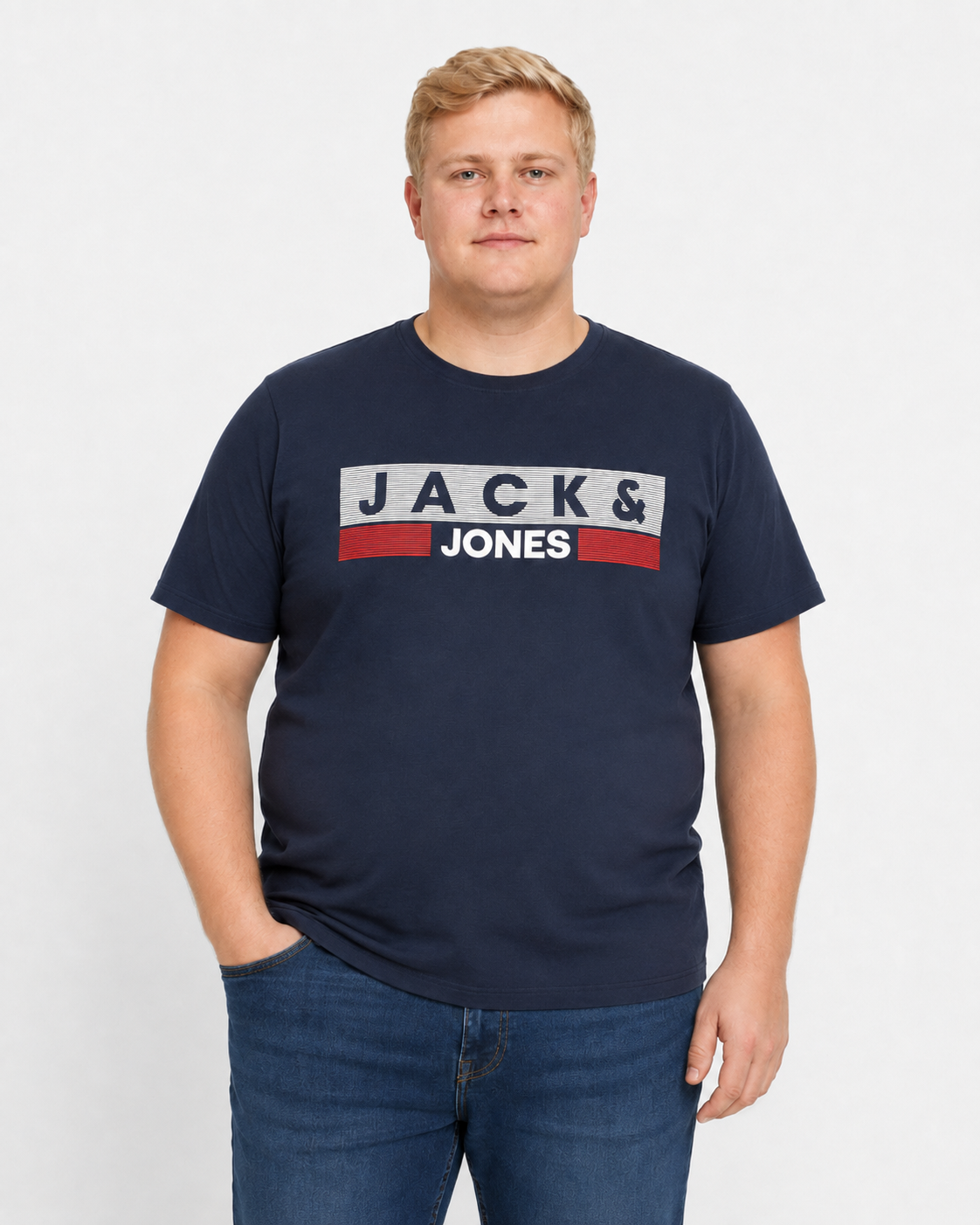 Jack & Jones - Corp Logo T-Shirt - Navy