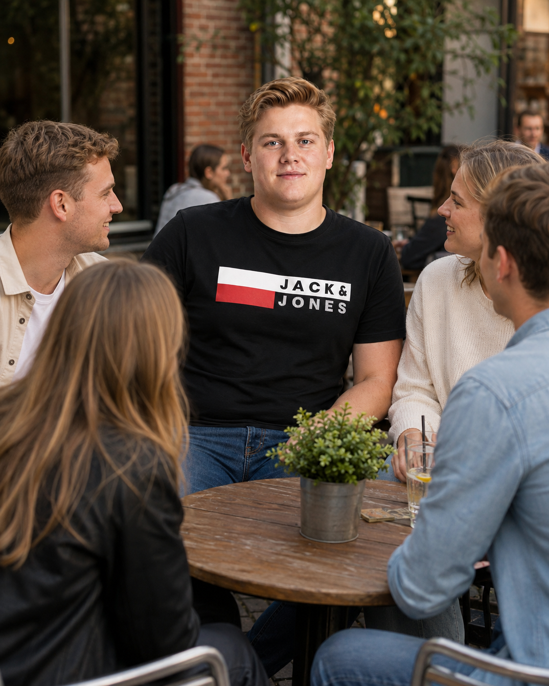 Jack & Jones - Corp Logo T-Shirt - Sort