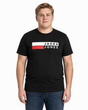 Jack & Jones - Corp Logo T-Shirt - Sort