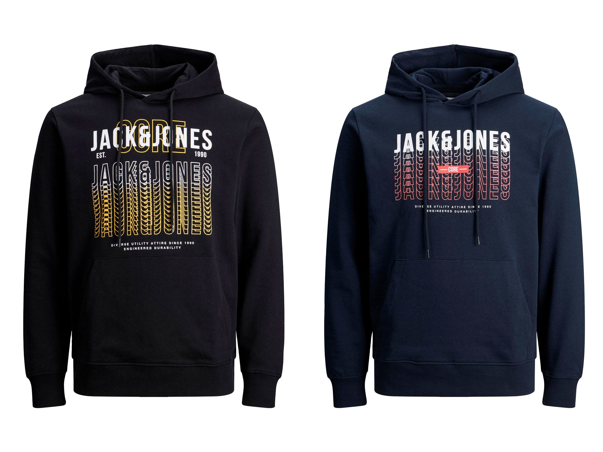 Jack & Jones - Cyber Hættetrøje - Navy