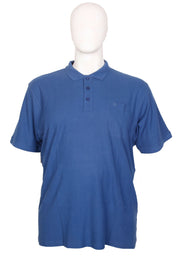 Espionage - Ensfarvet Bomulds Polo Dark Blue