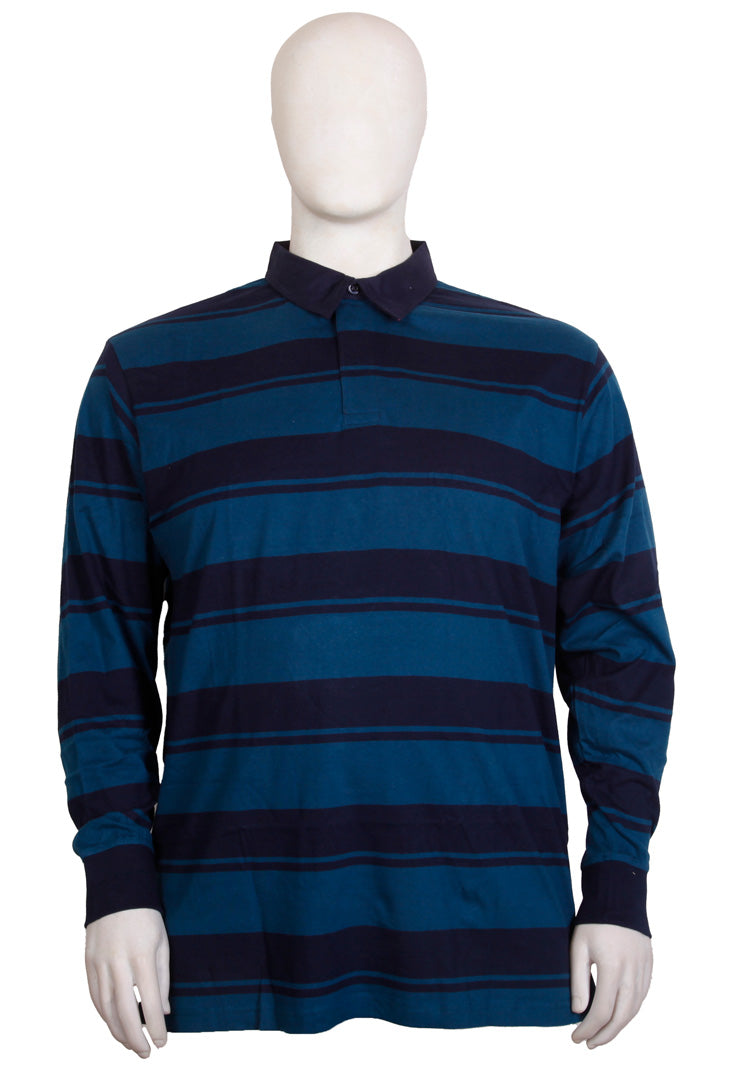 Espionage - L/S Stribet Rugby Polo