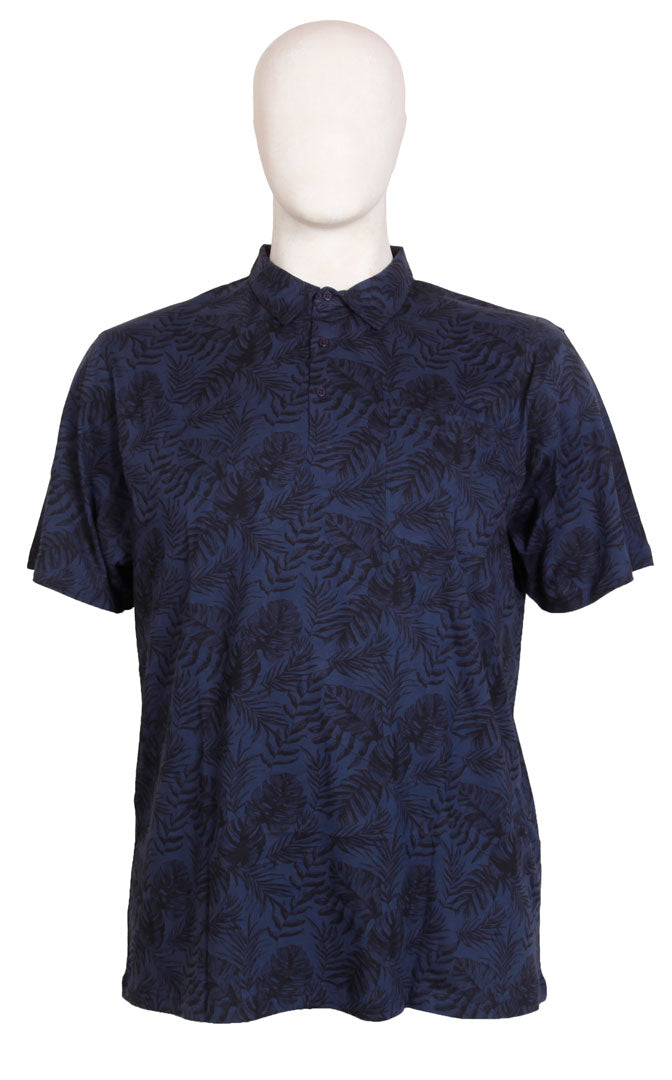 Espionage - Jersey Polo A.O.P. - Navy